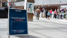 'Non-essential' retailers were permitted to open again in England in April, following almost four months of lockdown restrictions. Pictured: Stores in Oxford